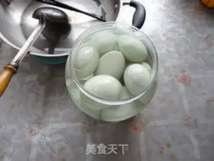 Make Homemade duck eggs step 6