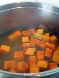 Make Pumpkin soup, green beans step 2