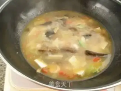Make Spicy tofu soup step 14