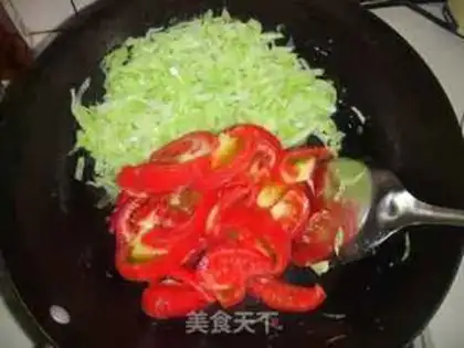 Make Tomato and cabbage step 2