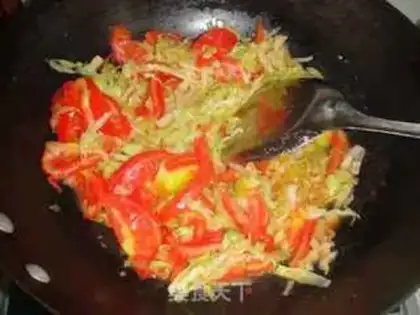 Make Tomato and cabbage step 4