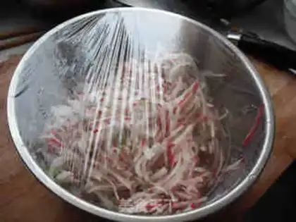 Make Spicy radish step 3