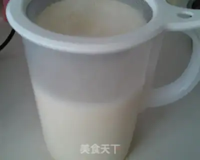 Make Sweet bean milk step 4