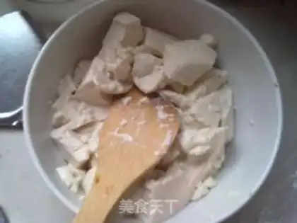 Make Bean petals, tofu step 0