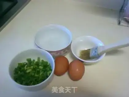 Make Egg dumplings step 2