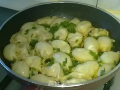 Make Egg dumplings step 4