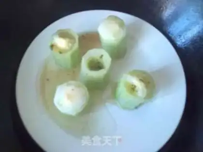 Make Cucumber eggs step 7