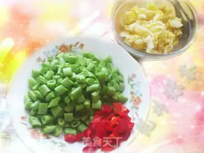 Make Four season bean pickles step 1