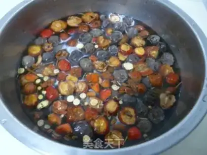 Make Sour plum soup step 1