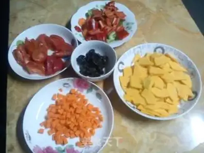 Make Five-coloured pumpkins step 0