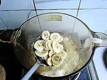 Make Banana lilies step 7