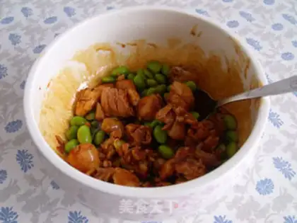 Make Pumpkin steamed chicken step 3