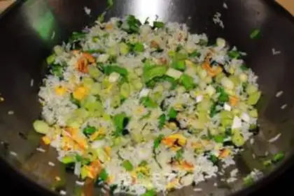 Make Scrambled rice step 6