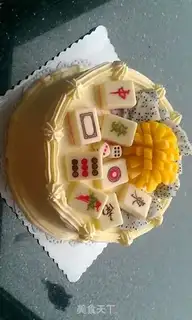 Make Mahjongg cake step 9