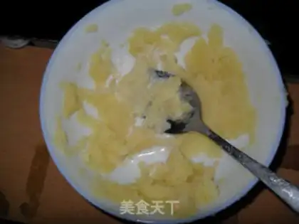 Make Straw hat mashed potatoes step 2