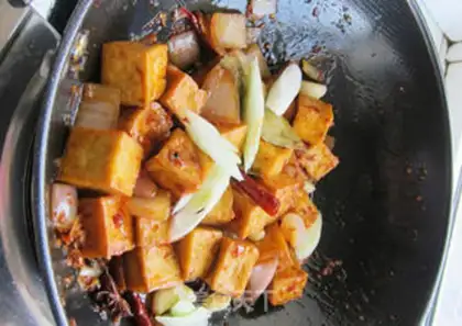 Make Dry pan tofu step 13
