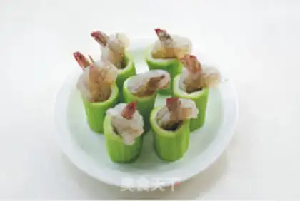 Make Garlic melon shrimp step 3