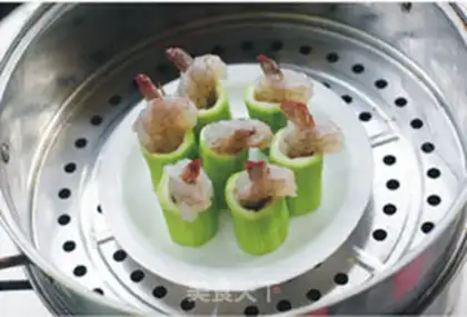 Make Garlic melon shrimp step 5