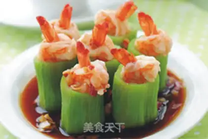 Make Garlic melon shrimp step 7