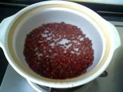 Make Red bean congee step 2