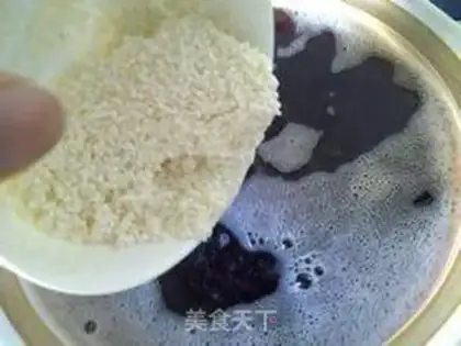 Make Red bean congee step 4