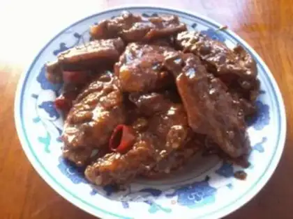 Make Red chicken wings step 7
