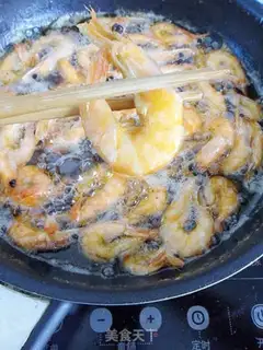 Make Shanghai oiled shrimp step 5