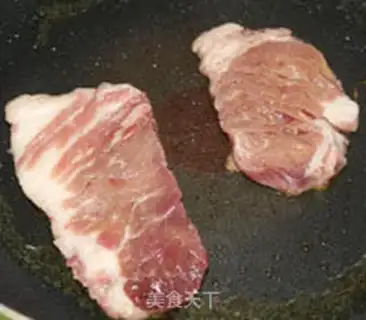 Make Cheese sauce, meat-eye steak step 2