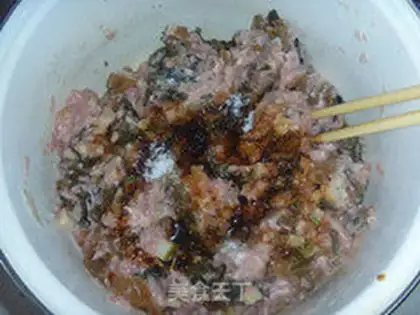 Make Plumbs dry meat buns step 5