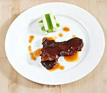 Make Cheese sauce, meat-eye steak step 8