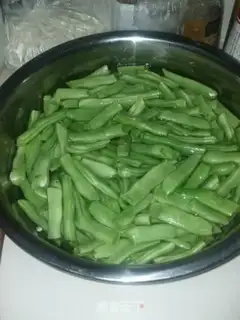 Make Bean bean-fruit noodles step 1