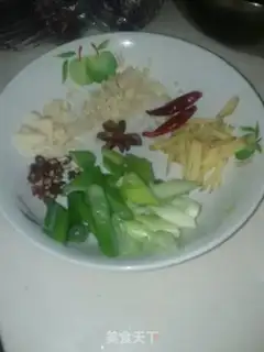 Make Bean bean-fruit noodles step 2