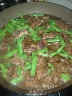 Make Bean bean-fruit noodles step 7