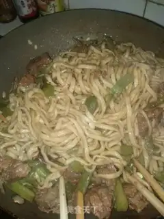 Make Bean bean-fruit noodles step 10