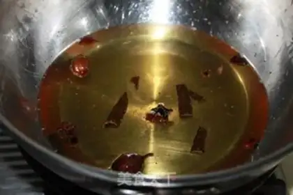 Make Spicy oil step 8
