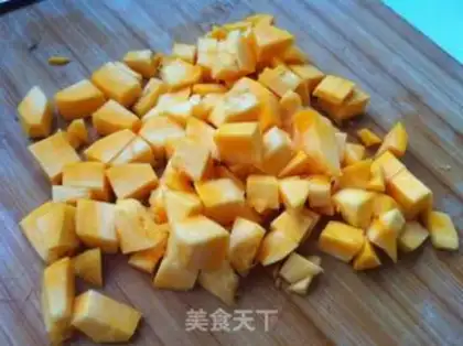 Make Pumpkin porridge step 1