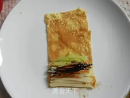 Make The jade omelet step 8