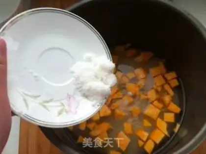 Make Pumpkin porridge step 4