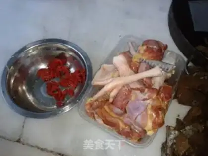 Make Frozen mint chicken step 2