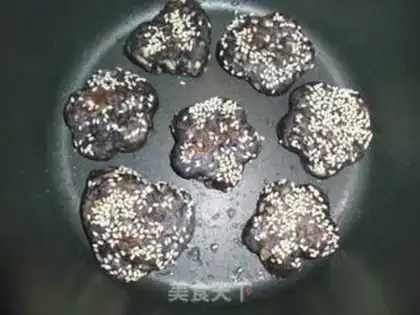 Make Aroma and black rice cake step 12