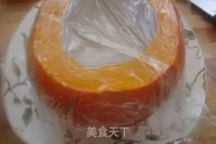Make Goldmelon steamed eggs step 6