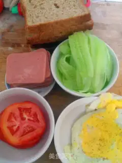Make Whole wheat sandwich step 1