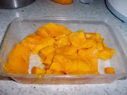 Make Mango ice cream step 3