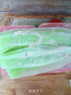 Make Whole wheat sandwich step 4