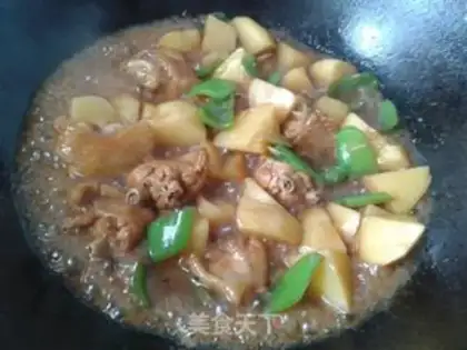 Make Chicken wings and potatoes step 6