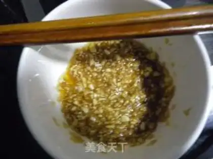 Make Garlic fan steam step 2