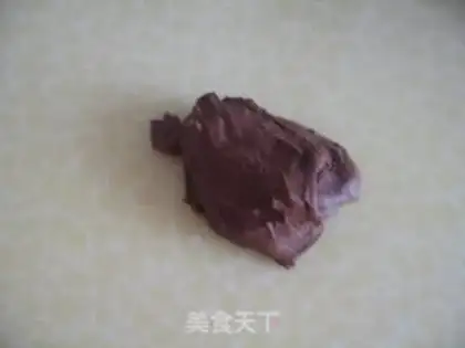 Make Chocolate bean bread step 1