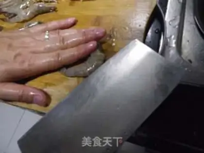 Make Garlic fan steam step 3