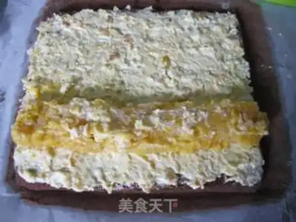 Make Cocoa mango rolls step 14