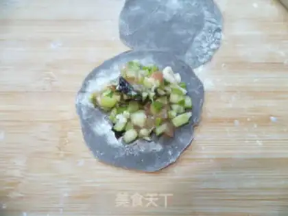 Make All black bean flour dumplings step 6